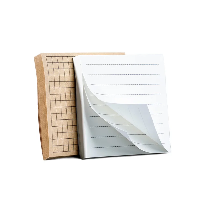 Sticky Memo Pad Office School Cute Planner Notepad, N Times Post Sticky Notes Cheap Blank Grid Ruler Craft Papers Papeleria