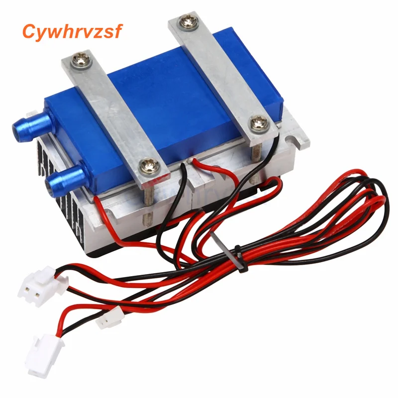 144W Thermoelectric Peltier Refrigeration Cooler 12V Semiconductor Air Conditioner Cooling System DIY Kit Cooling Down