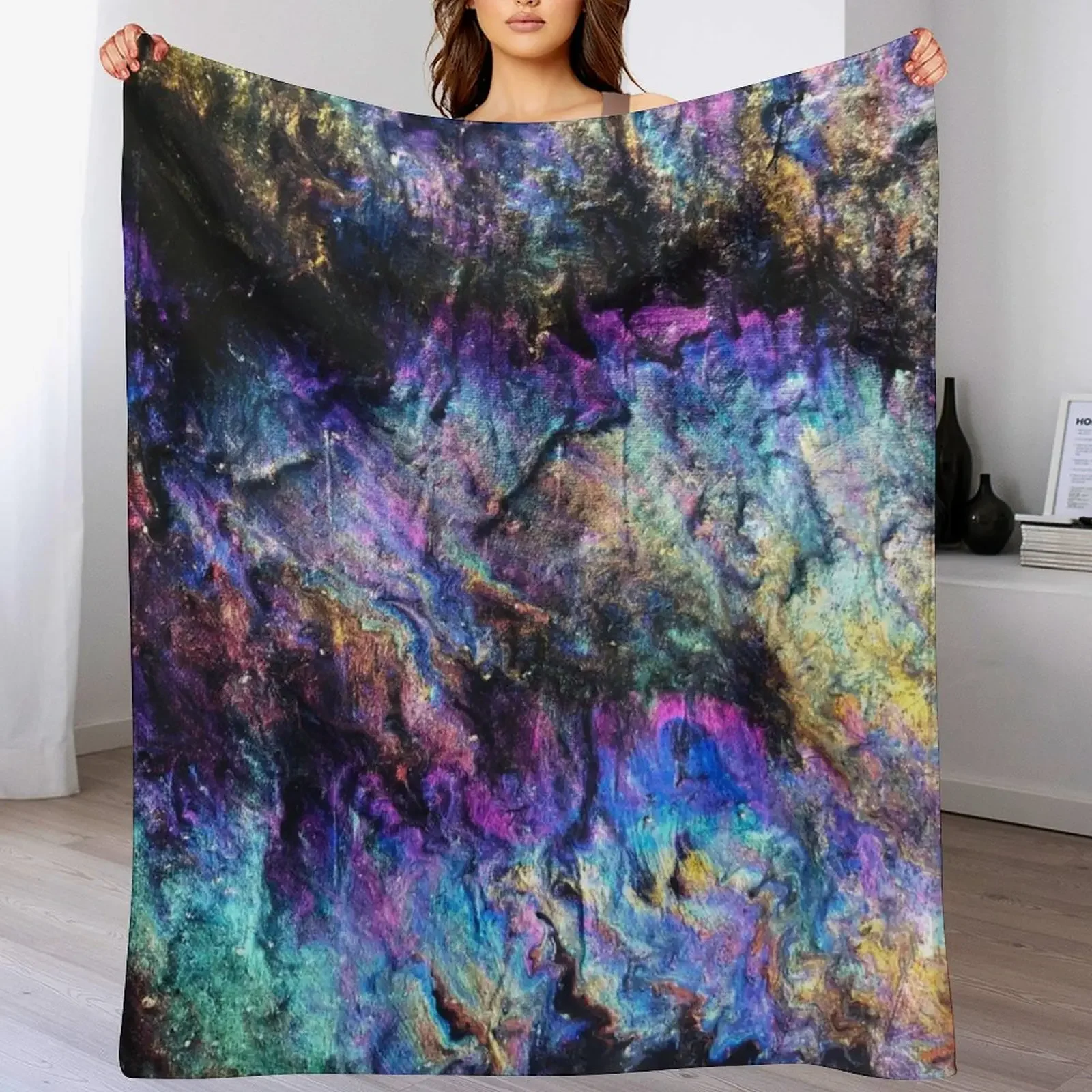 

Galactic Throw Blanket Stylish Couch Blanket for Home Living Room