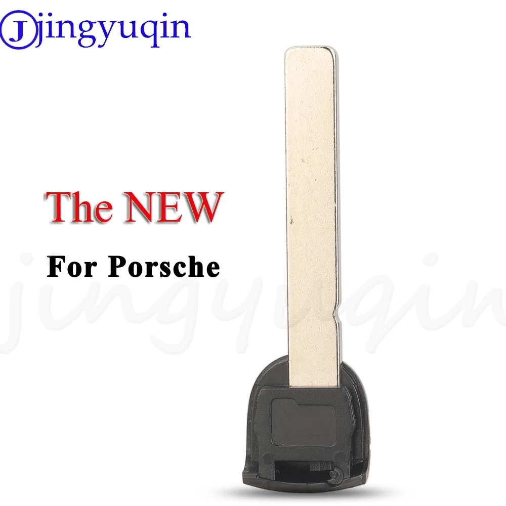 jingyuqin The NEW Smart Remote Car Key Blade Emergency For Porsche 911 977 918 Smart Uncut Blade Blank Replacement Fob