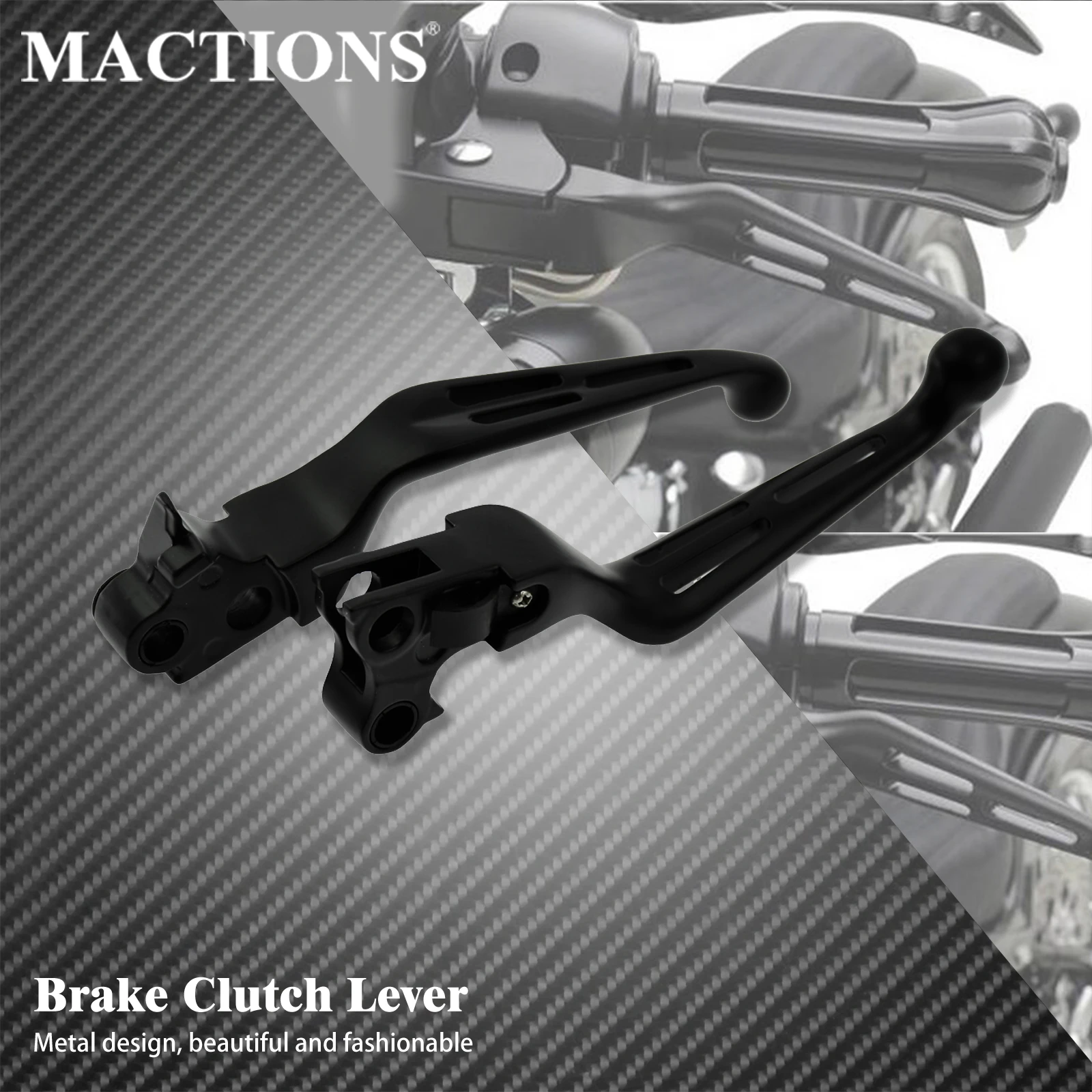 Motorcycle Brake Clutch Lever Handle Lever Black For Harley Sportster XL 883 1200 Dyna Touring Road King Electra Glide Softail