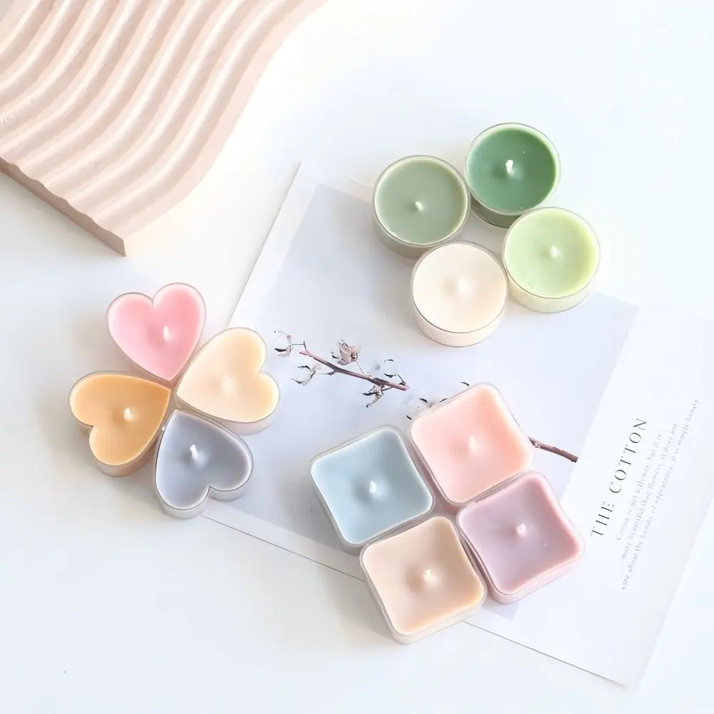 فتيل شمع للتخييم ، قالب شمع صغير ، برطمان شمع خفيف ، علبة فارغة ، كوب بلاستيكي شفاف ، برطمان شمع ذاتي الصنع ، فتيل شمع #3