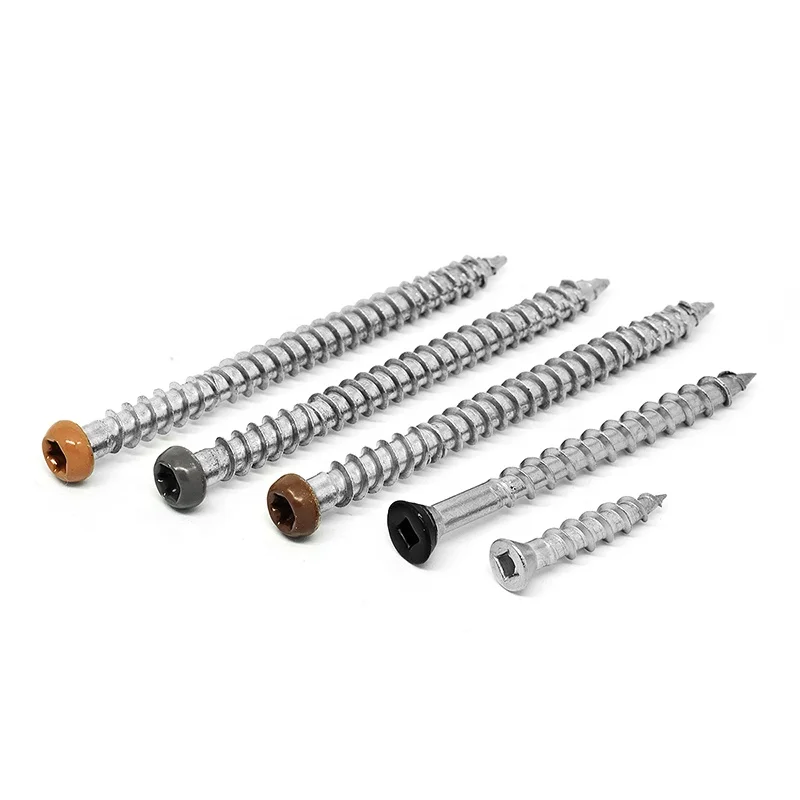 10000  pieces410 Ss Wood Composite Deck Screws Torx Drive Countersunk Chipboard Screw Zinc Plated Self Tappings Ground Screws