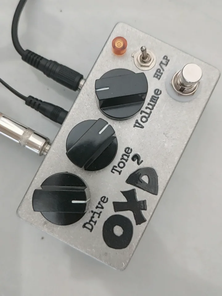 Aestivate C28 OXD2 Analog Fuzz Distortion Guitar Effects Pedal Handmade 9V Overdrive with HP/LP Switch for Electric Guitar