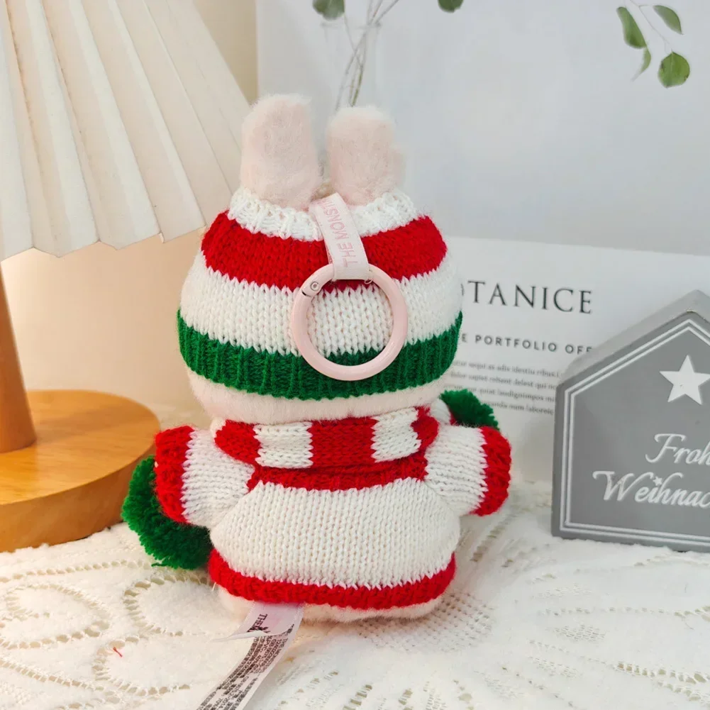 17cm Mini Plush Doll'S Clothes Outfit Accessories For Labubu Idol V1 V2 Christmas Cookie Man Sweater Hat Clothing New Year Gift