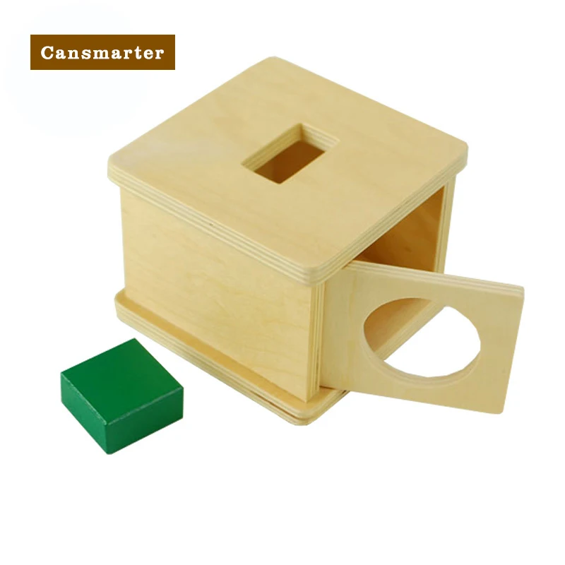 

Montessori Material Toy Wooden Imbucare Box Rectangular Prism Preschool Training Learning Educational Didactic Toys for Children