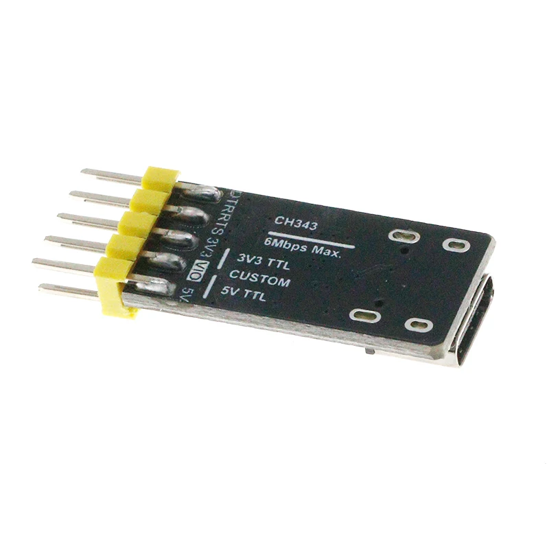 CH343P CH343 Type-C USB to Serial/TTL UART Module 3.3V 5V Switch Instead CH340