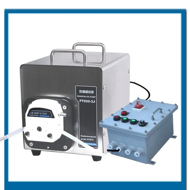 Explosion-proof peristaltic pump FT600-3J + KZ25 flow quasi-long life optional explosion-proof inverter