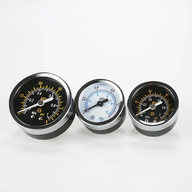 1PCS Pneumatic Air Pressure Gauge Mechanical 150PSI 1/4 Vacuum Meter -30 inHg For Compressor Water Manometer Press Gage 10 Bar