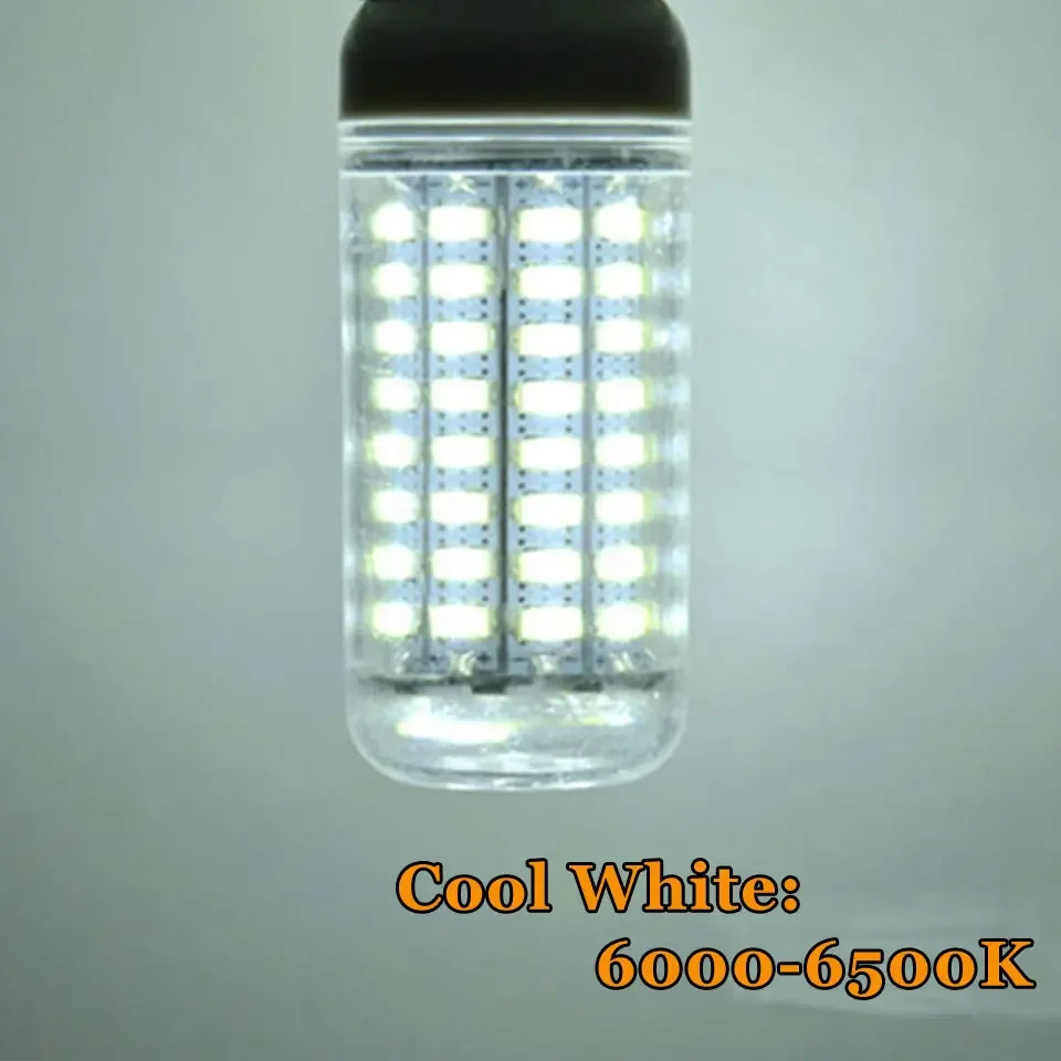 Bombillas de maíz LED E14 72LED 5730 SMD GU10 G9 B22 bayoneta E12 Chips AC 110V 220V foco lámpara de vela reemplazo 60W halógeno