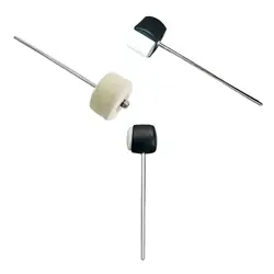 Bass Drum Beater Professional Metal Shaft Instrument Band Accessory Anti Slip Bass Percussion Sticks Drum Replacement Parts