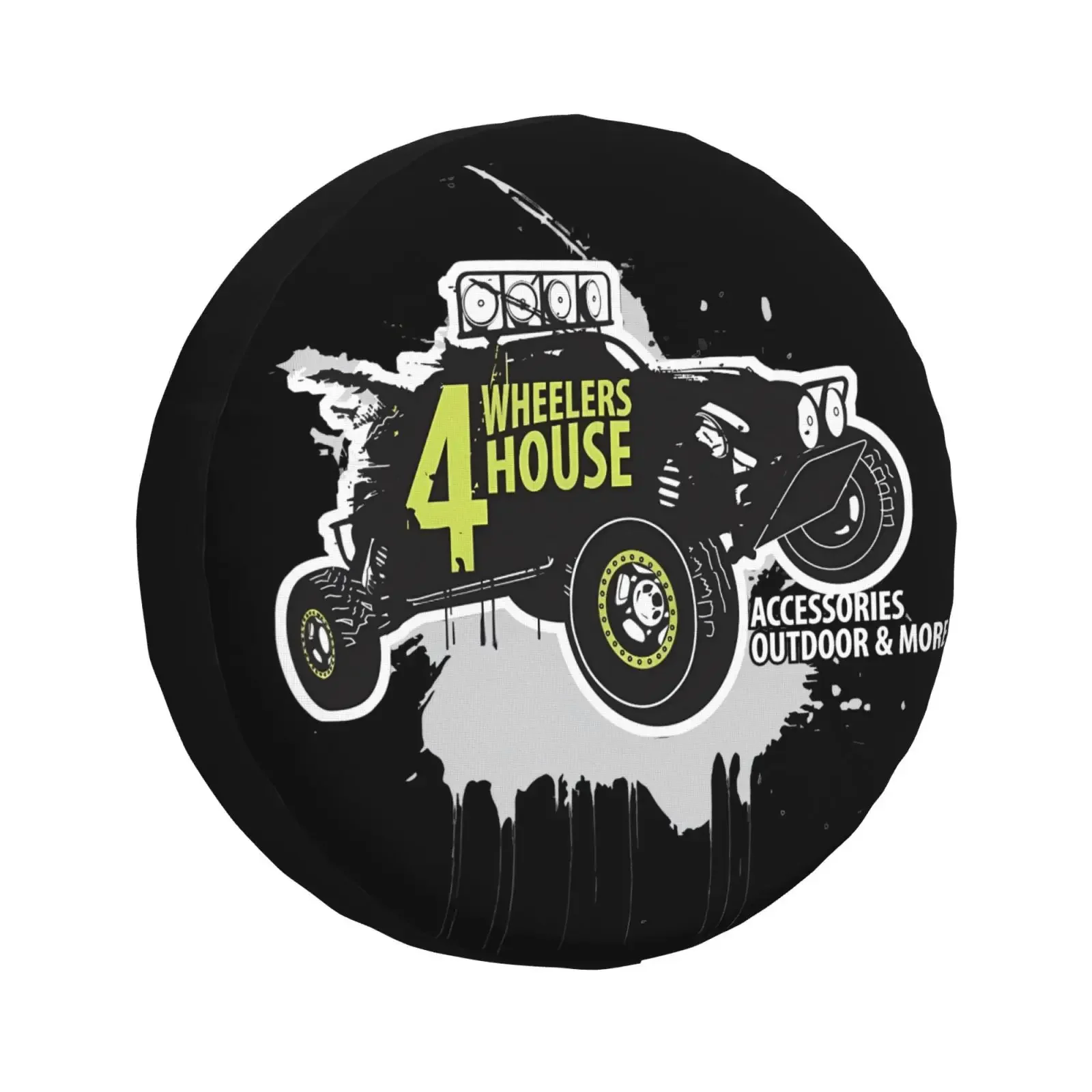 

Retro Truck Spare Tire Cover Suitable For Wrangler Four-Wheel Drive 4x4 SUV Car Wheel Hub Protector 14 15 16 17 Inches