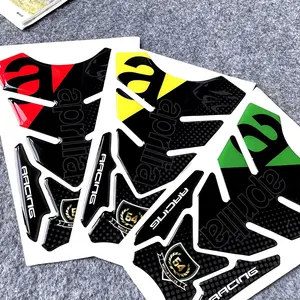 3D Fuel Tank Pad Etiqueta para Motocicleta, Acessórios Decal Protector, Aprilia RS660, RSV4, APR, Tuono, V4, RS 50, 125, 150, Shiver750, 900 12 principais vendas aprilia rsv decalque - №2