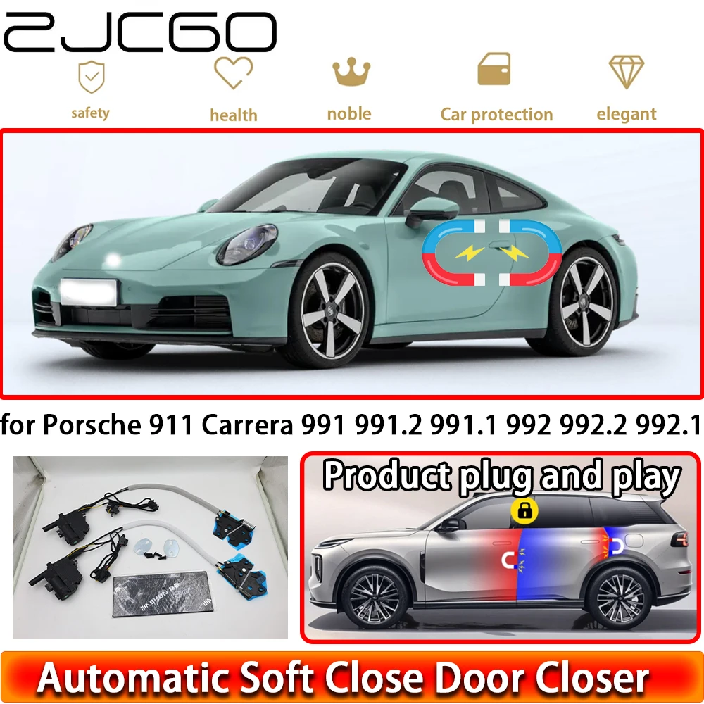 

for Porsche 911 Carrera 991 991.2 991.1 992 992.2 992.1 Soft Close Door Kit Power Closing Latch System Auto Pull Door Easy Close