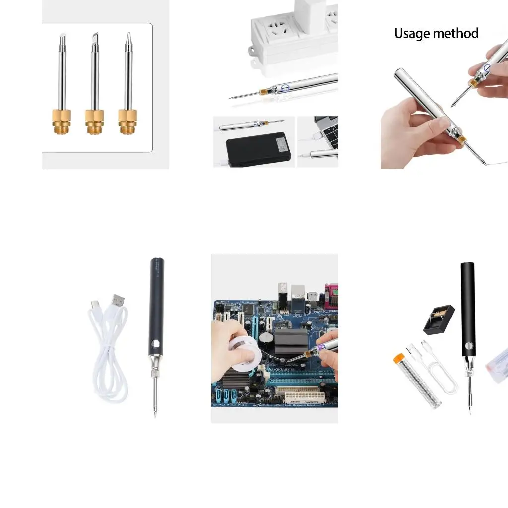 

Efficient Cordless Soldering Iron Set Convenient Size for Electronics Maintenance 601A