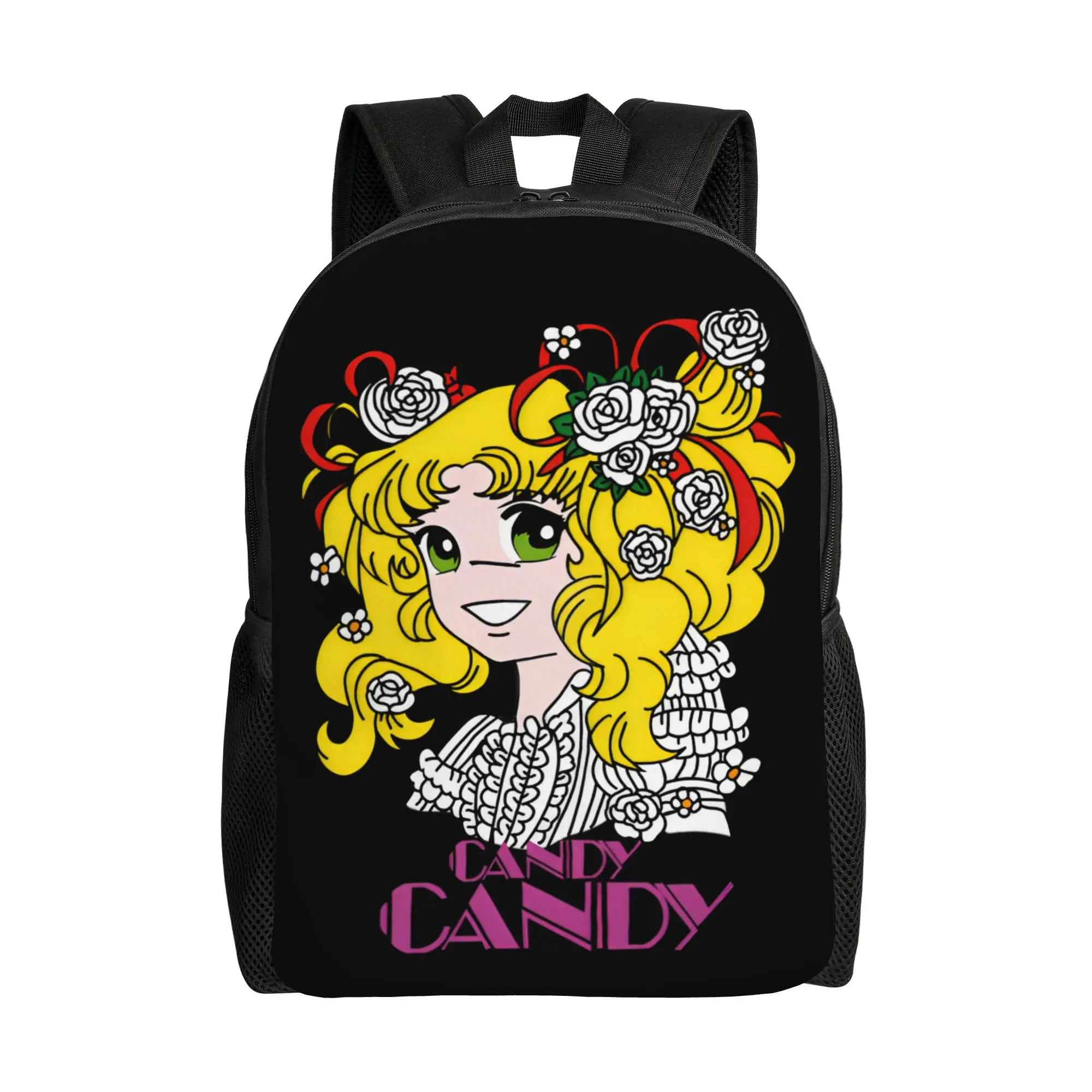 

Рюкзак Candy Candy в японском ретро-стиле для подростков, прочный, для старшей школы, бизнеса, аниме и манги, повседневный рюкзак для мужчин и женщин, студенческая сумка через плечо