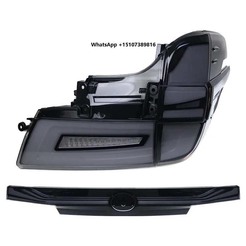 

Модифицированные задние фонари для Alphard 2015-2022 с LED ДХО и последовательными поворотниками (прозрачные), совместимые с Vellfire