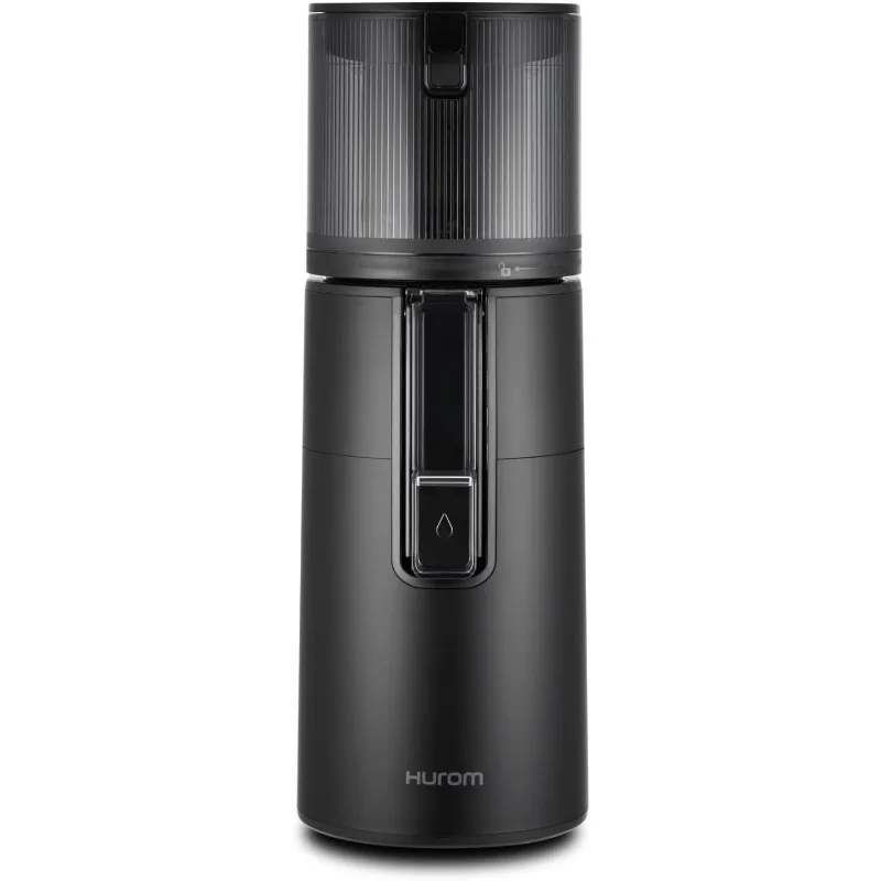 Hurom H400 Easy Clean Slow Juicer, Matte Black | Hands Free | Hopper Fits Whole Produce | Quiet Motor | Scrub Free Cleaning