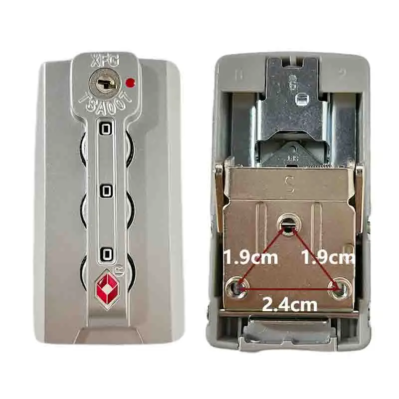 XFG TSA007 Combination Padlock For Travel Luggage Suitcase Code Lock Password Lock Fixed Anti-Theft  1PCpc