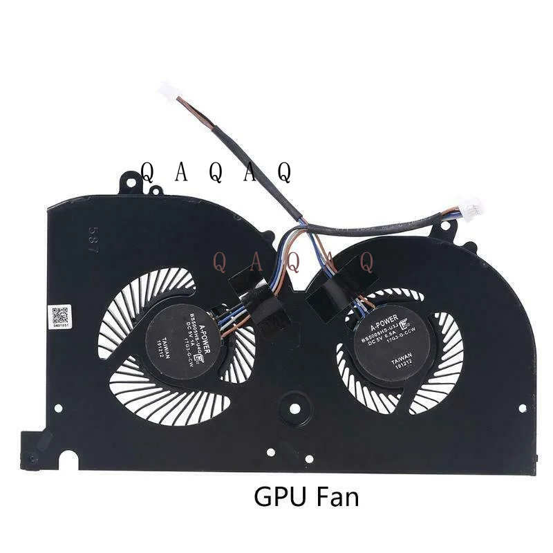 

QW NEW Cooler Radiator CPU Fan for MSI GS75 Stealth 9SG 9SF MS-17G1 MS-17