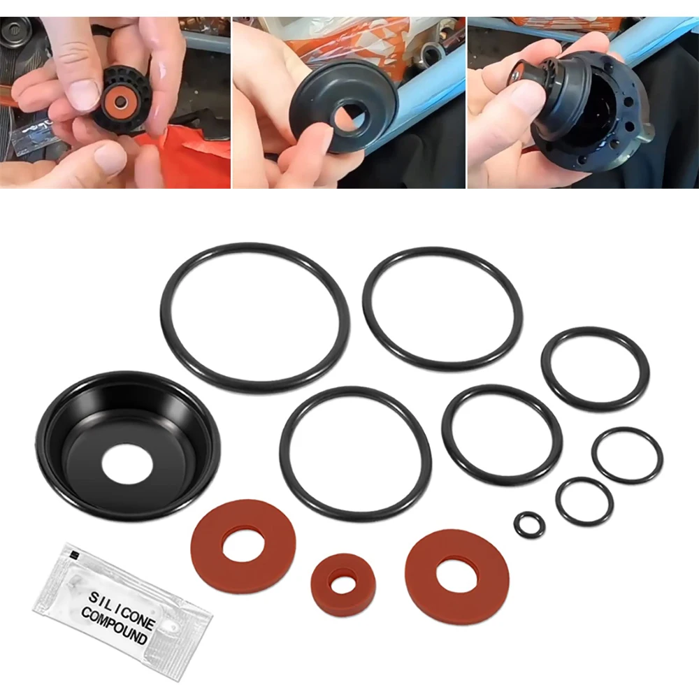 

14 Pcs RK1-375R Rubber Repair Kit for 1" Model 375 375ST & 375XL for Both Checks & Relief Valve Water Leakage Repair Seal Kits