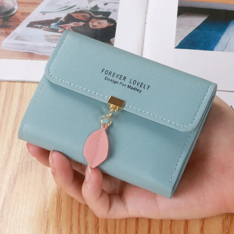 Fashion Short Women Wallets PU Leather Women Luxury Tassels Wallet Hasp Small Wallet Trend Coin Purse Ladies Card Holder