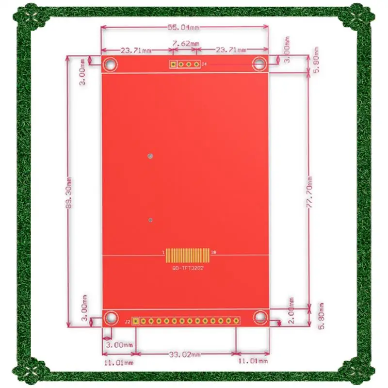 تسليم 24 ساعة Envio Gratis SPI Module 14 Pin 3.2 بوصة 18P ILI9341 TFT LCD شاشة ملونة 4 سلك المنفذ التسلسلي 320X240 محول