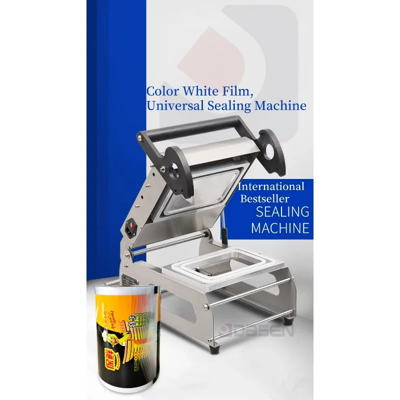 DQ160E دليل صينية السدادة وجبة اقتصادية مع الأرز الأسماك اللحوم الخضار الوجبات السريعة متجر الحيوانات الأليفة pp مربع آلة التعبئة #2