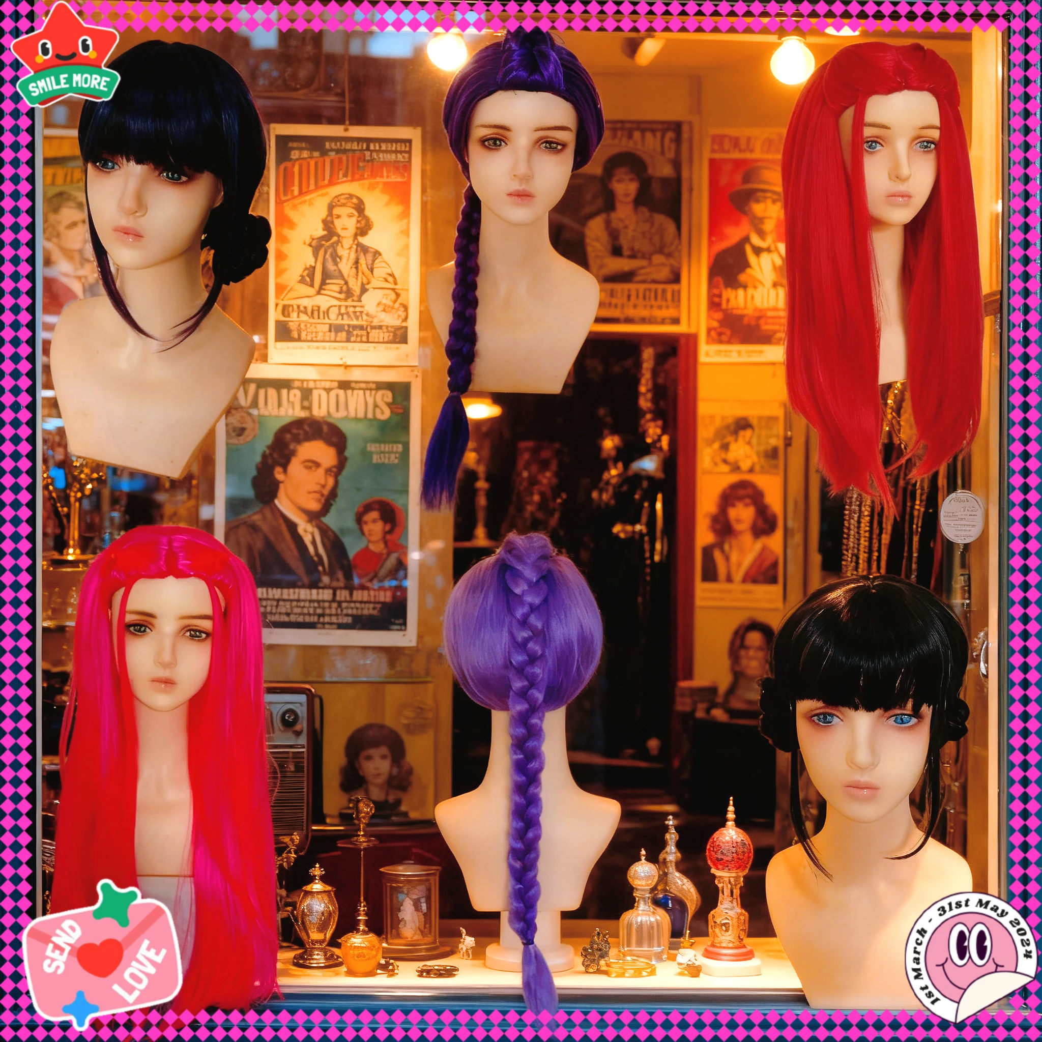 

KPOP Demon Hunters Rumi Purple Cosplay Wig, Halloween Party Role Play Wig, Heat Resistant Synthetic Wig, Halloween Daily Gift