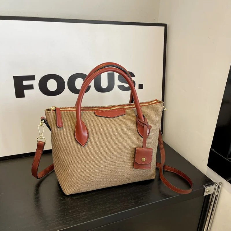 

Popular Classic High-End Leather Women's Handbag Luxury Brand Elegant Exquisite Stitch Trendy Daily Vintage Commuter Bag​