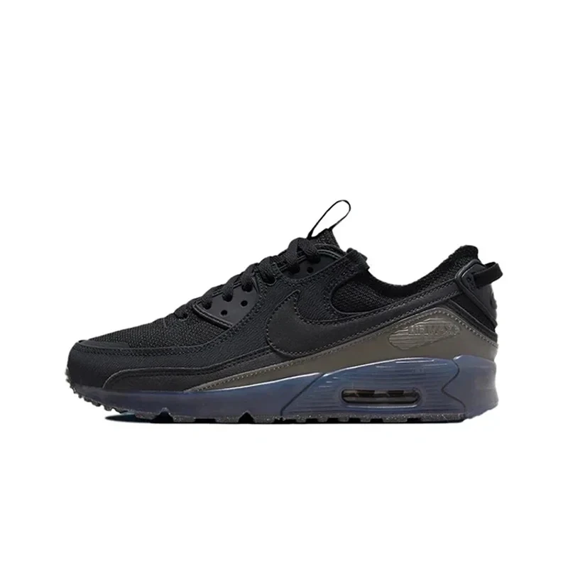 

Original Nike Air Max 90 Terrascape Men's Running Shoes Wear Resistant Shock Absorption Breathable Black Sneakers DQ3987-002