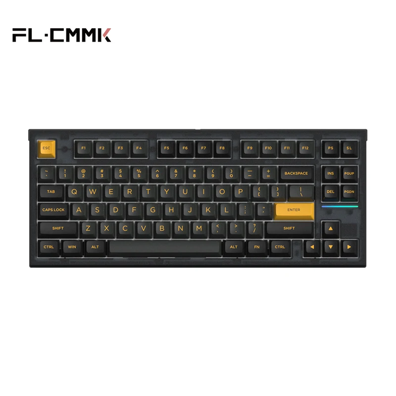 Esports-tkl Teclado Mecânico sem Fio Tkl Rgb Gasket-montado Bluetooth 5.0 2.4g 75 83 Teclas Modos Fl750 fl ·
