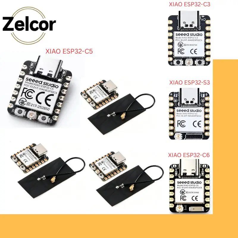 Seeed Studio XIAO ESP32C3 S3 C5 C6 Tiny Size ESP32 Dev Board Type-C WiFi BLE RISC-V IoT Development Module For Arduino DIY
