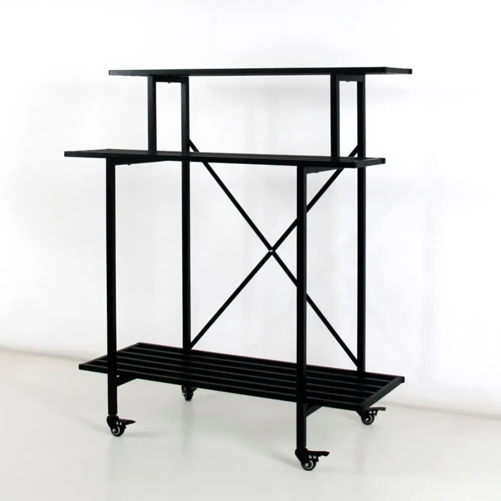 

Sturdy Plant Stand with Wheels, Heavy Duty Plant Holder for Home Indoor and Outdoor