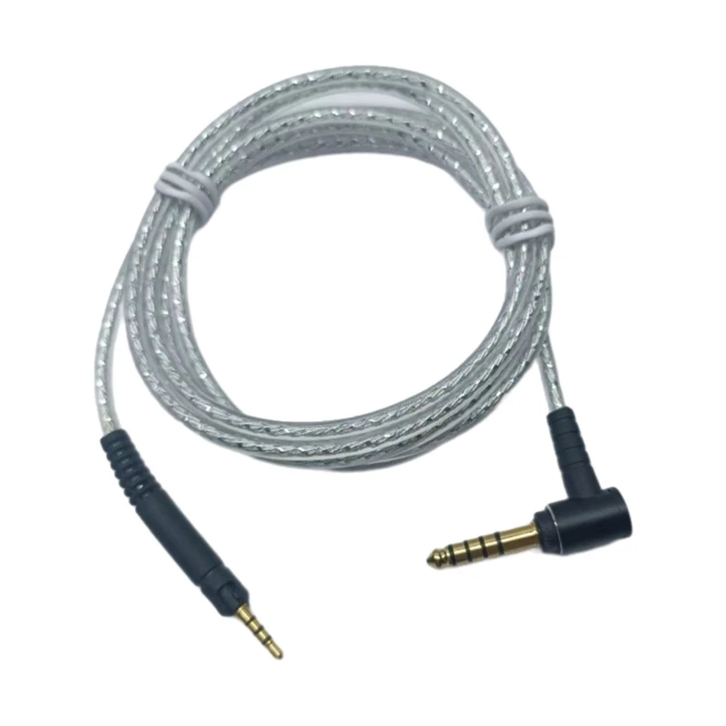 Cable repuesto para auriculares R91A Audiophiles, placa plateada, para auriculares HD598/599HD558HD518/HD599/HD569, enchufes