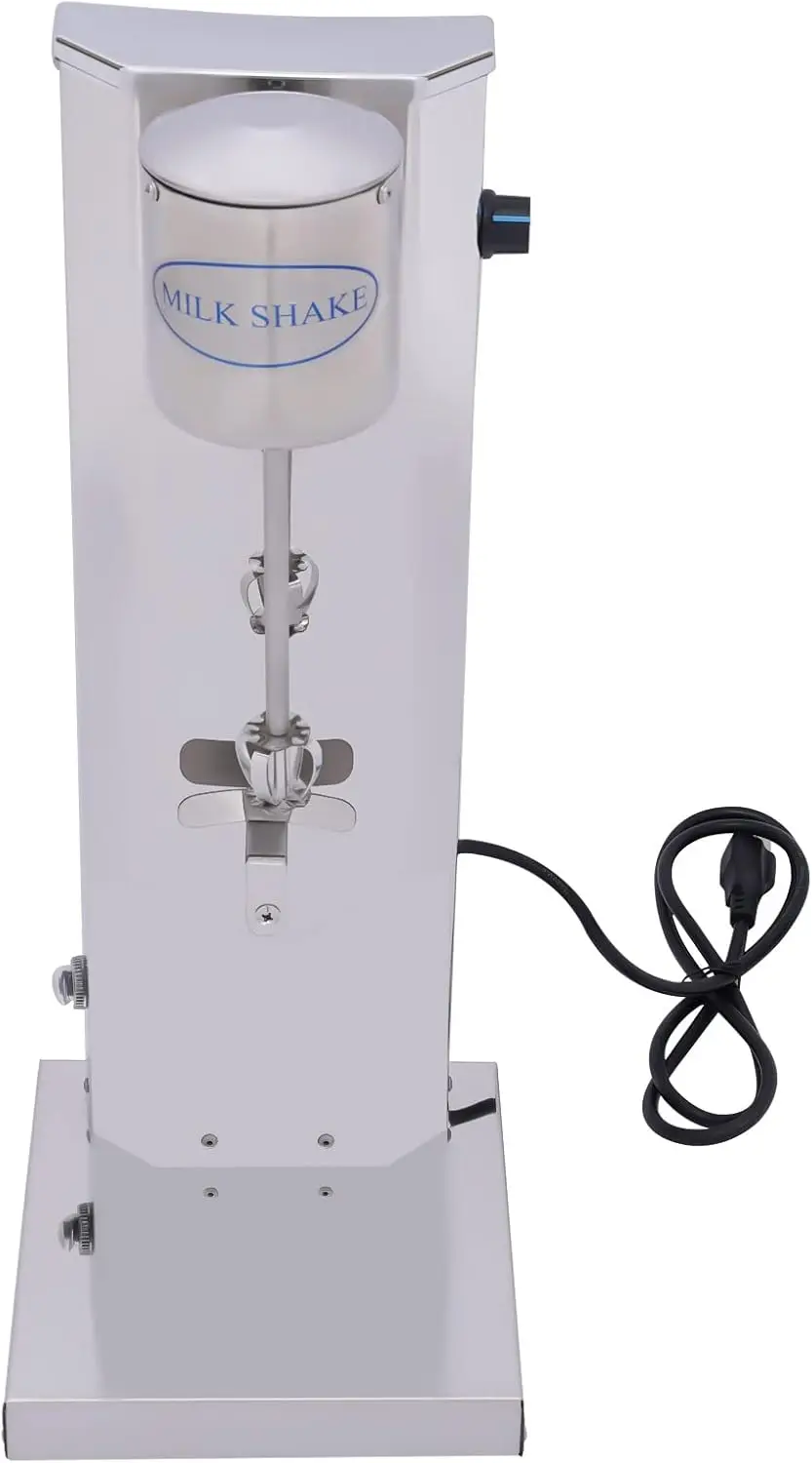 

800ML Electric Milkshake Maker Machine Stainless Steel Commercial Milk Shake Maker 16000rpm/min Adjustable Speed Malt Mixer Drin