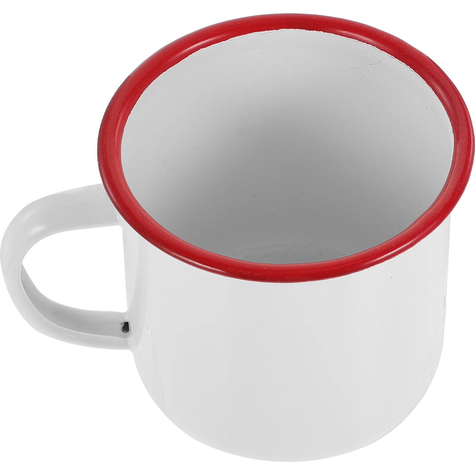 

Enamel Mug Colored Thickened Rim Hard Smooth Vintage Tea Coffee Water Cup Household Use Enamel Mug Enamelware
