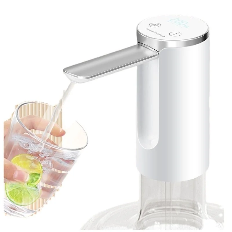 

Portable Intelligent Touchscreen Water Dispenser Pump Home Use Folding Design Mineral Water USB Power Source Plastic