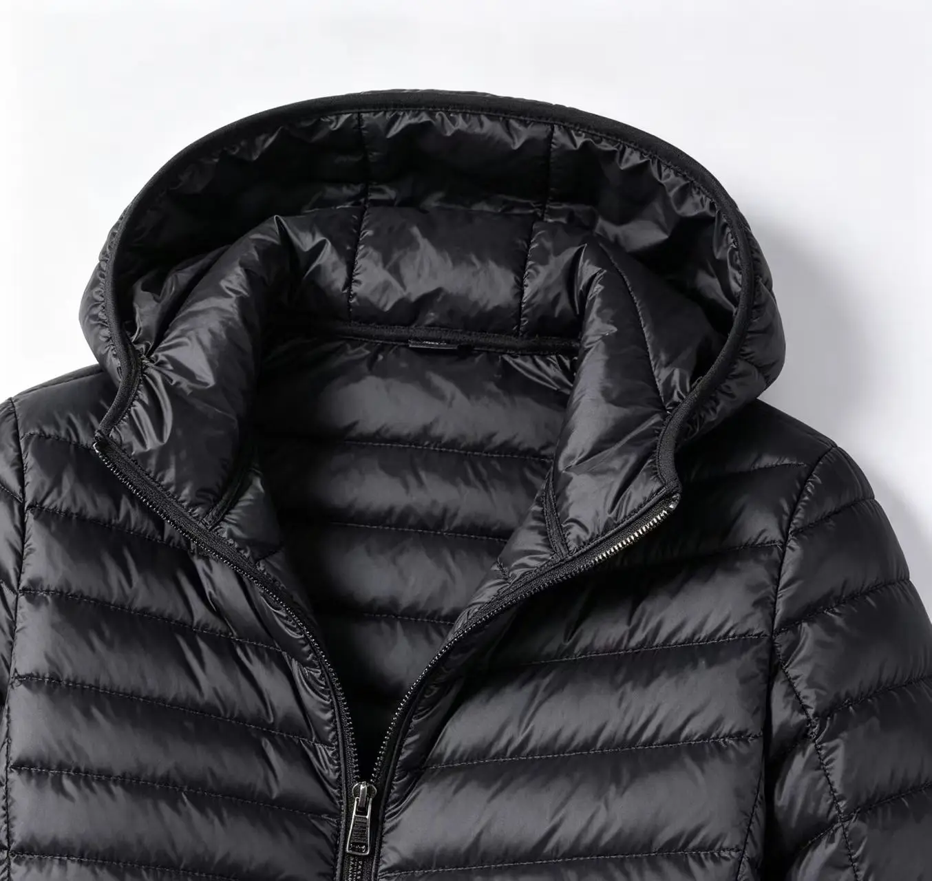 Men Solid Color Hooded Puffer Coat, Winter Lightweight Casual Outdoor Sports Warm Jacket for Male view 6