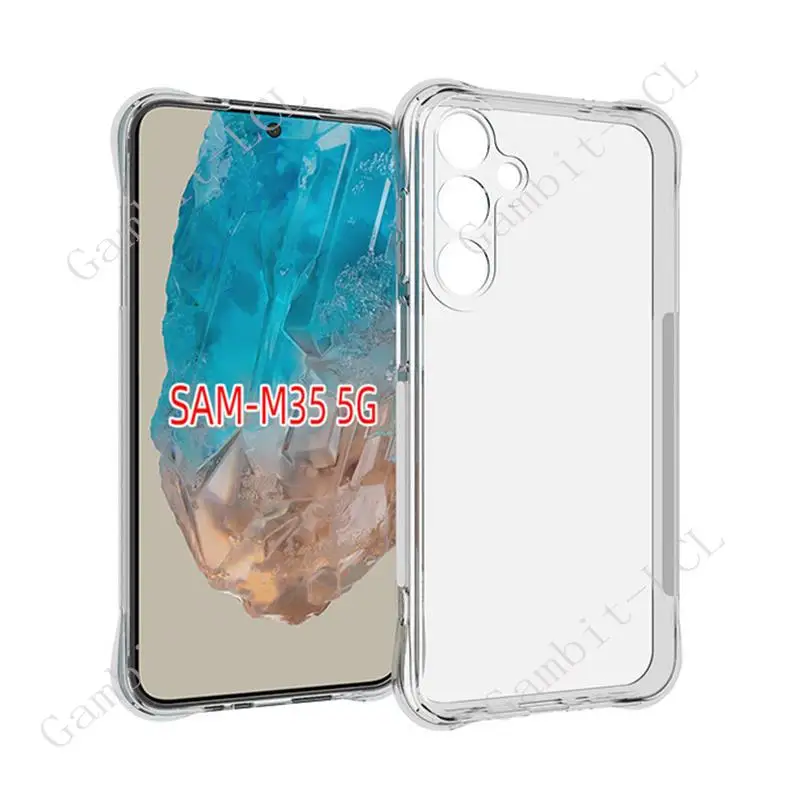 Anti-Falling Case For Samsung Galaxy M35 5G 2024 SM-M356B, SM-M356B/DS Soft Silicone TPU Original Shockproof Back Cover ON M35 - náhled 2