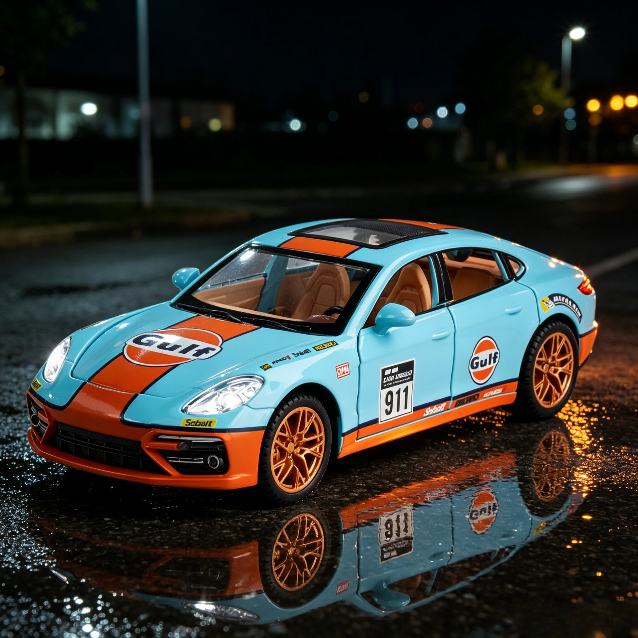 

1:24 Panamera Super Sports Car Alloy Metal Diecast Model Car Sound And Light Pull Back Classic High Simulation Ornament Gifts