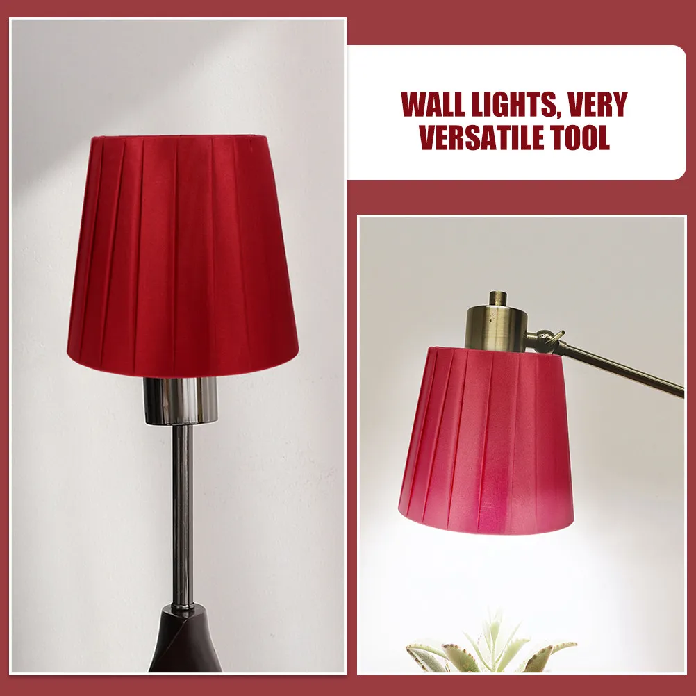 

2 шт. простых тканевых абажуров-клипс для прикроватных и настольных ламп, сменные чехлы для светильников