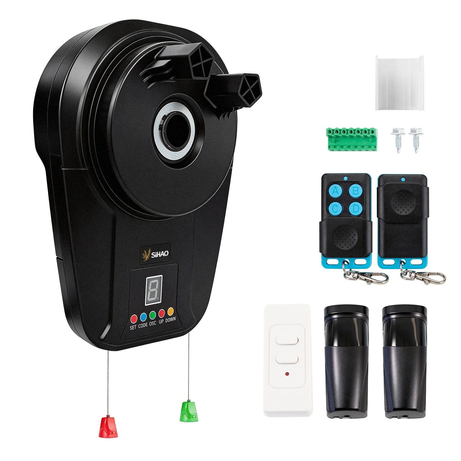 SIHAO Automatische Elektrische Rolpoort Opener 400N met Afstandsbediening, geschikt voor Hotels en Scholen