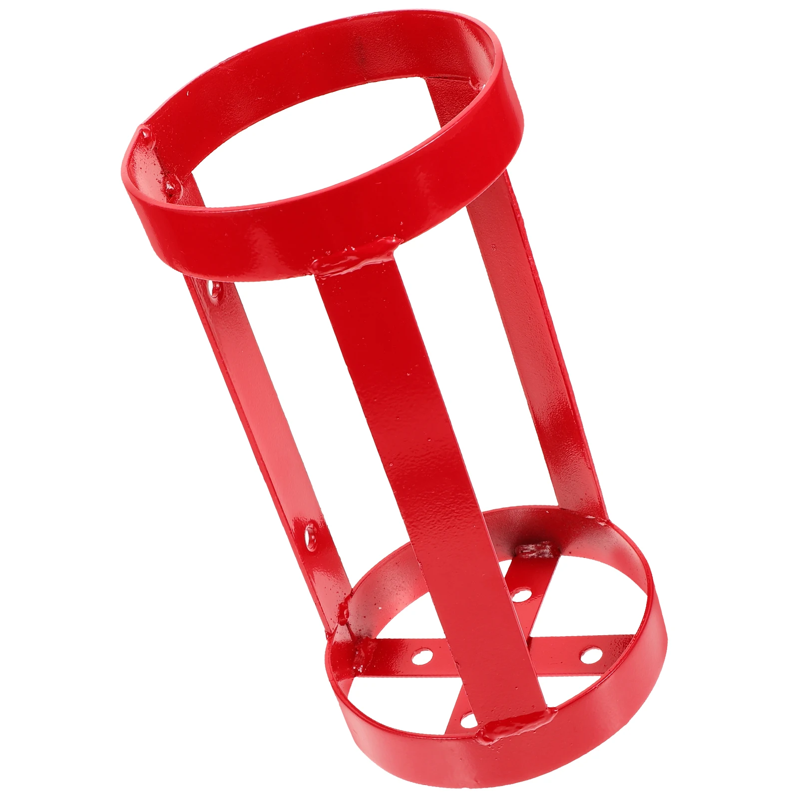 

Fire Extinguisher Holder Wall Mount Car Storage Marine Stand 2kg Fire Extinguisher Organizer Heavy Duty Metal Round Cylinder