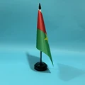 Black plastic pole