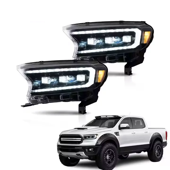 

VLAND New 6000K Color Temperature SMD Amber/White LED Headlights for Ford Ranger 2016-2022 T6 T7
