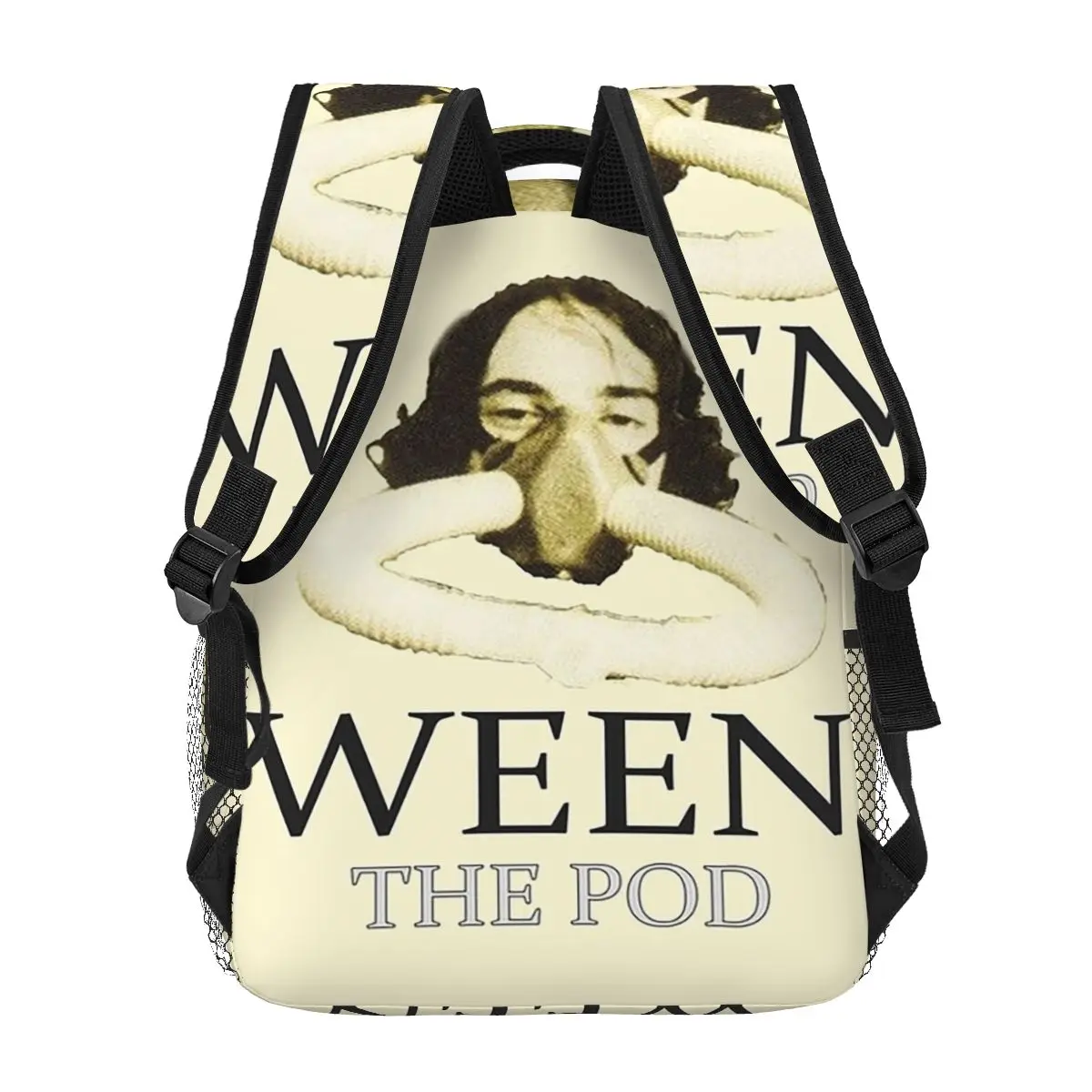 Ween The Pod 백팩 남아 여아 학생 책가방, 만화 여행 배낭, 대용량 숄더백