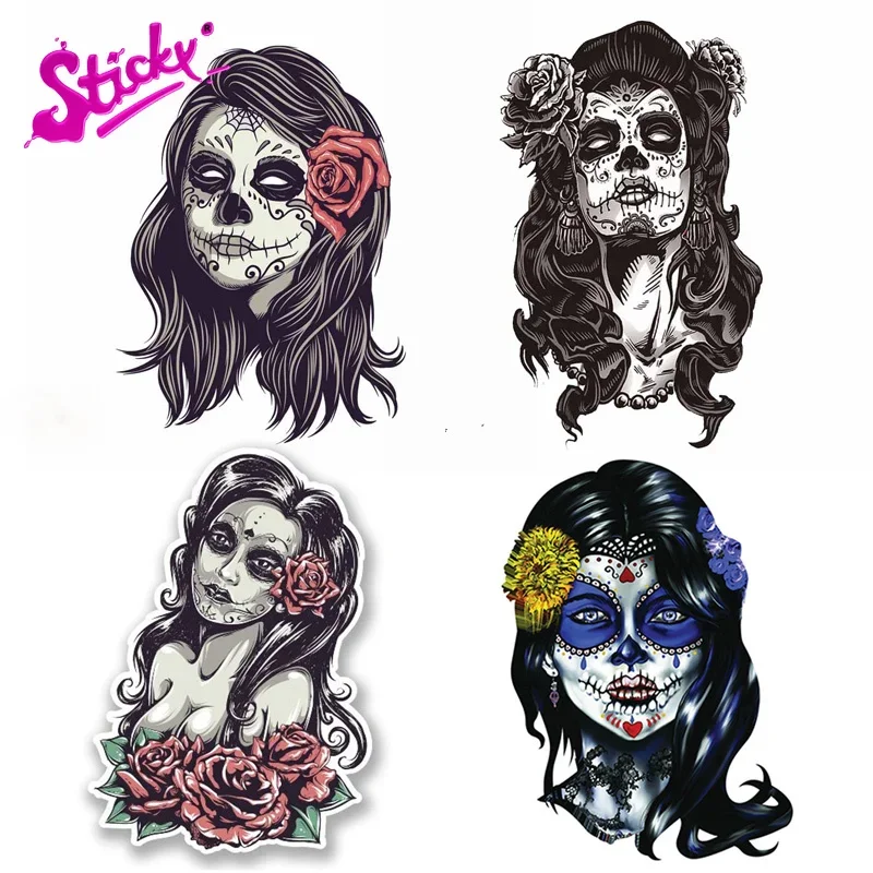 

Rose Zombie Bride Vinyl Car Stickers - Waterproof Decals for Cars Trucks SUVs Window Bumper Laptop
