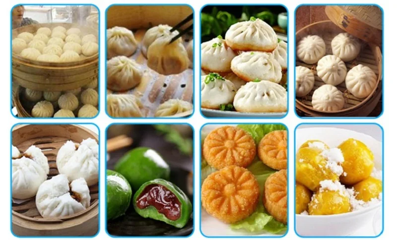 Commercial Desktop Automatic Momo Making Machine Steamed Stuffed Bun Machine Baozi Filling Processing Equipment