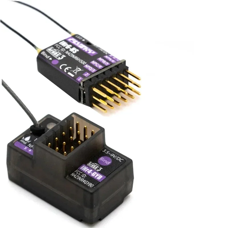 1pcs INR4-GYB 4CH Receiver Built-in Height  for Flysky NB4, Noble Lite, Noble Pro Radio Transmitter INr6-HS 2.4GHz 6CH AFHDS
